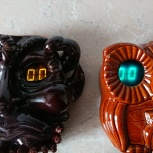 Часы электронные цифровые Сова и Мефистофель, Челябинск