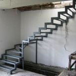 Металлокаркас для межэтажной лестницы, Челябинск