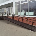 Пандус для заезда инвалидов в магазин, Челябинск