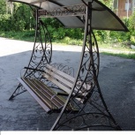 Кресло-качалка металлическая для сада, террасы., Челябинск